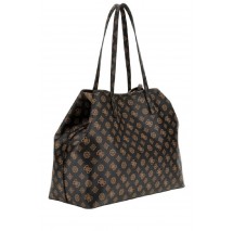 GUESS VIKKY II LARGE 2 IN 1 TOTE ΤΣΑΝΤΑ ΓΥΝΑΙΚΕΙΑ BROWN