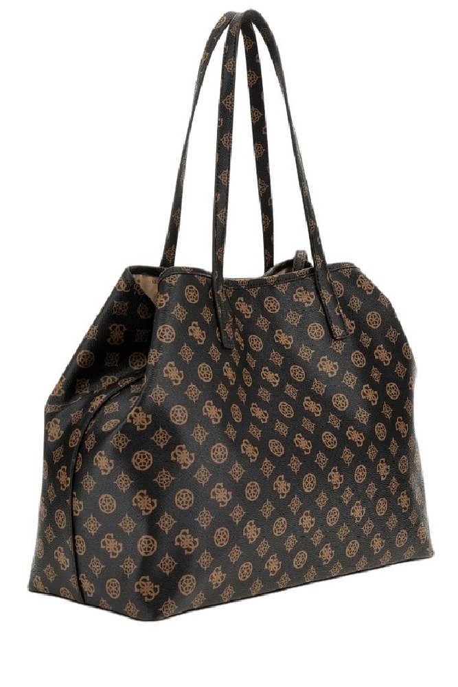 GUESS VIKKY II LARGE 2 IN 1 TOTE ΤΣΑΝΤΑ ΓΥΝΑΙΚΕΙΑ BROWN