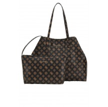 GUESS VIKKY II LARGE 2 IN 1 TOTE ΤΣΑΝΤΑ ΓΥΝΑΙΚΕΙΑ BROWN