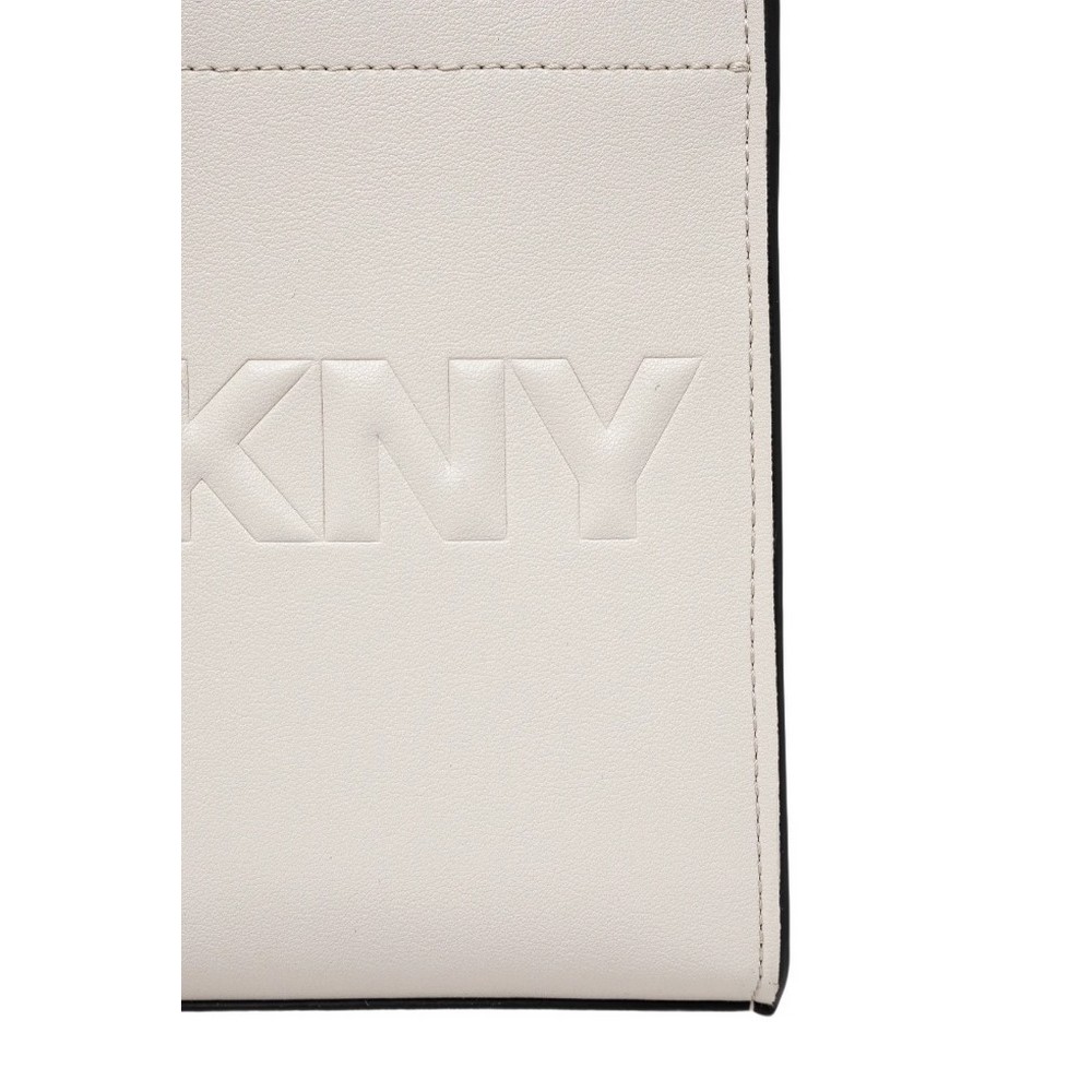 DKNY CARTER CROSS BODY HANDBAG R44AZI34 ΤΣΑΝΤΑ ΓΥΝΑΙΚΕΙΑ OFF WHITE