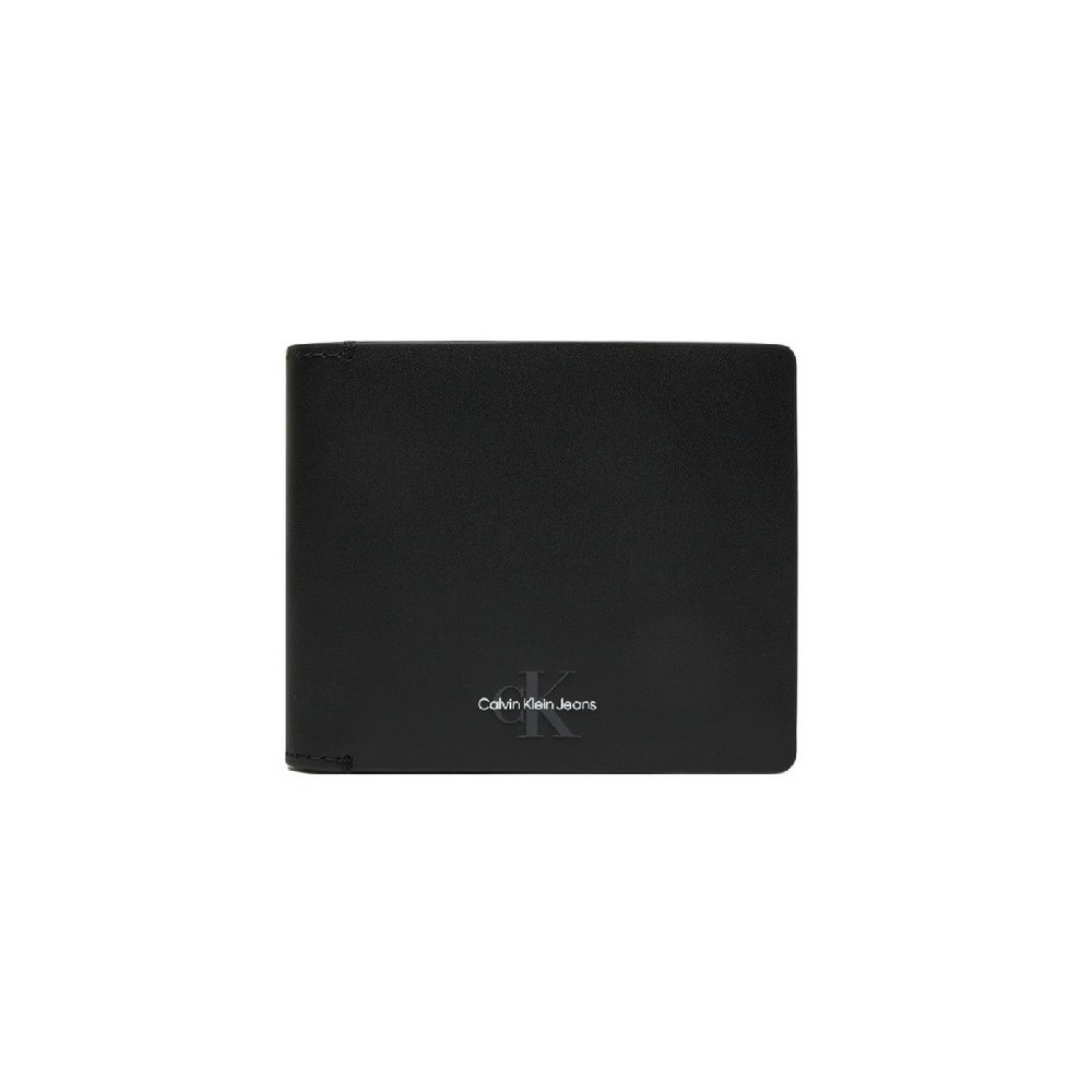 CALVIN KLEIN JEANS MONOGRAM SOFT BIFOLD ΠΟΡΤΟΦΟΛΙ ΑΝΔΡΙΚΟ BLACK