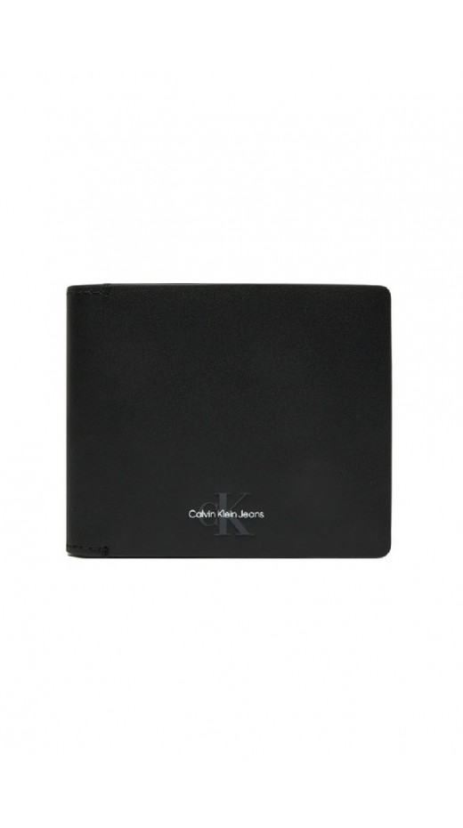 CALVIN KLEIN JEANS MONOGRAM SOFT BIFOLD ΠΟΡΤΟΦΟΛΙ ΑΝΔΡΙΚΟ BLACK