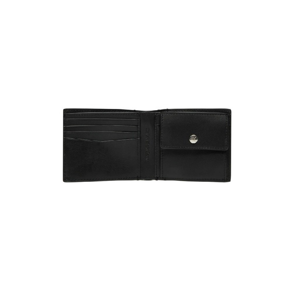 CALVIN KLEIN JEANS MONOGRAM SOFT BIFOLD ΠΟΡΤΟΦΟΛΙ ΑΝΔΡΙΚΟ BLACK