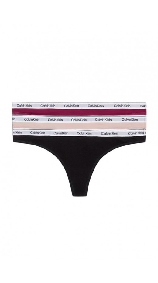 CALVIN KLEIN THONG 3PK ΕΣΩΡΟΥΧΟ ΓΥΝΑΙΚΕΙΟ PURPLE