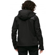 SUPERDRY D5 SDCD HOODED SOFT SHELL JACKET ΜΠΟΥΦΑΝ ΑΝΔΡΙΚΟ BLACK