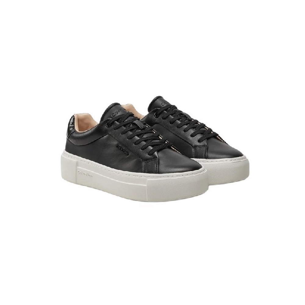 CALVIN KLEIN CUPSOLE LACE UP ΠΑΠΟΥΤΣΙ ΓΥΝΑΙΚΕΙΟ BLACK