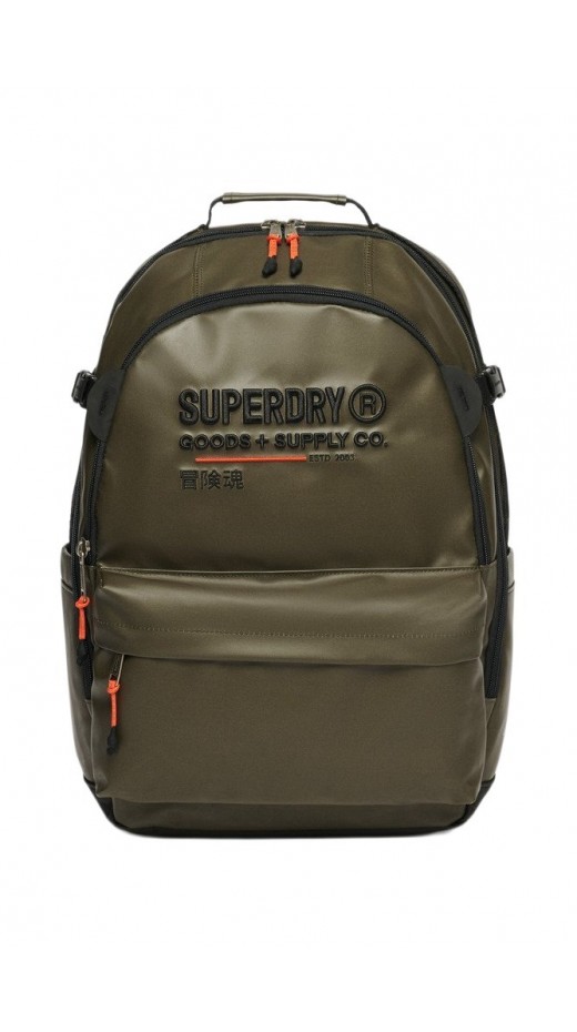 SUPRDRY D2 SDNA TARP UTILITY BACKPACK ΤΣΑΝΤΑ ΓΥΝΑΙΚΕΙΑ OLIVE