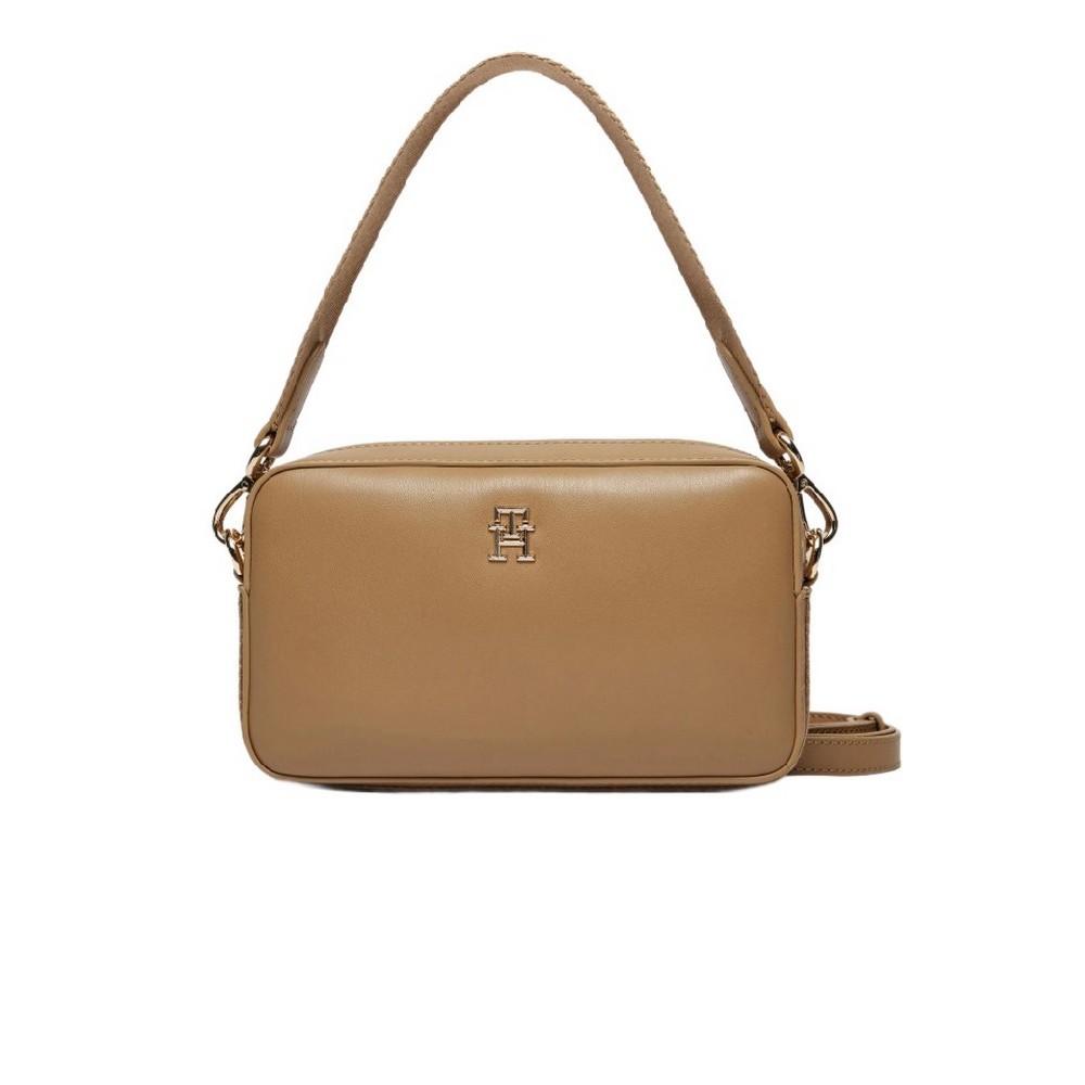 TOMMY HILFIGER DISTINCT CAMERA BAG ΤΣΑΝΤΑ ΓΥΝΑΙΚΕΙΑ BEIGE