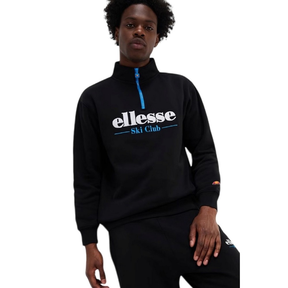 ELLESSE SKI CLUB BALEOR 1/4 ZIP TOP ΜΠΛΟΥΖΑ ΦΟΥΤΕΡ ΑΝΔΡΙΚΗ BLACK