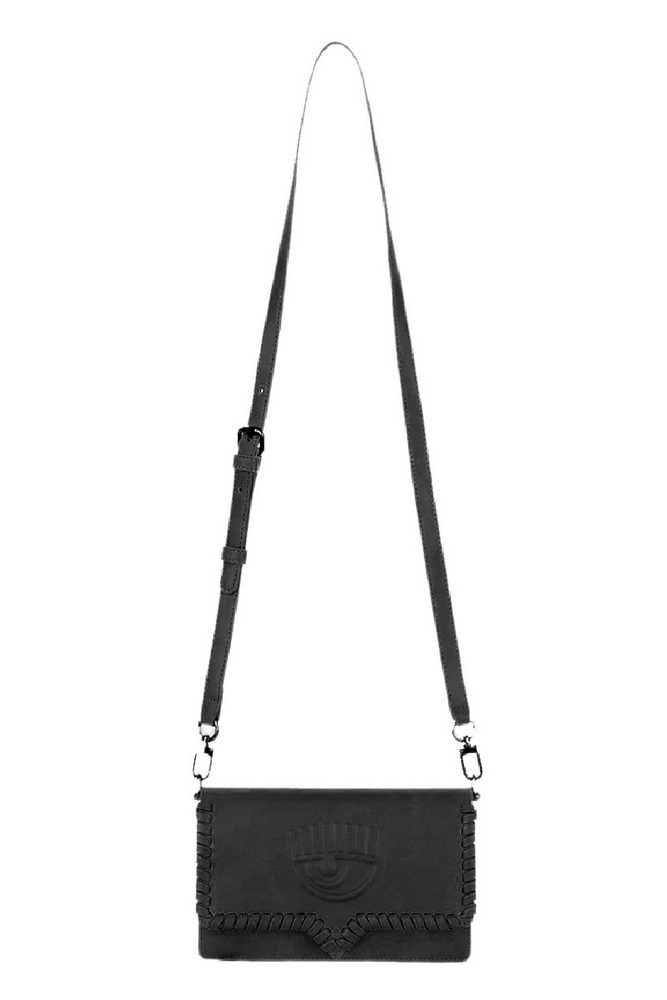 CHIARA FERRAGNI RANGE A  EYELIKE BAG 77SB4BA9ZSB68 ΤΣΑΝΤΑ ΓΥΝΑΙΚΕΙΑ BLACK