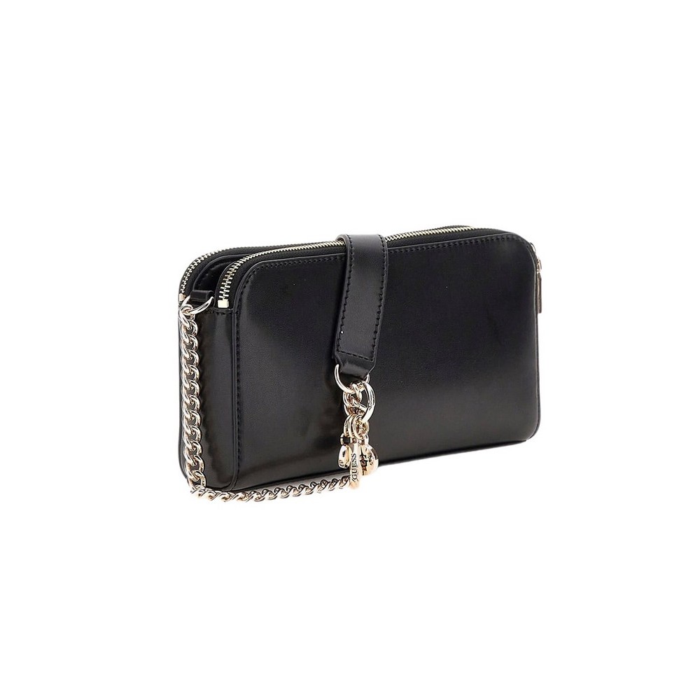 GUESS DARYNA STATUS CROSSBODY ΤΣΑΝΤΑ ΓΥΝΑΙΚΕΙΑ BLACK