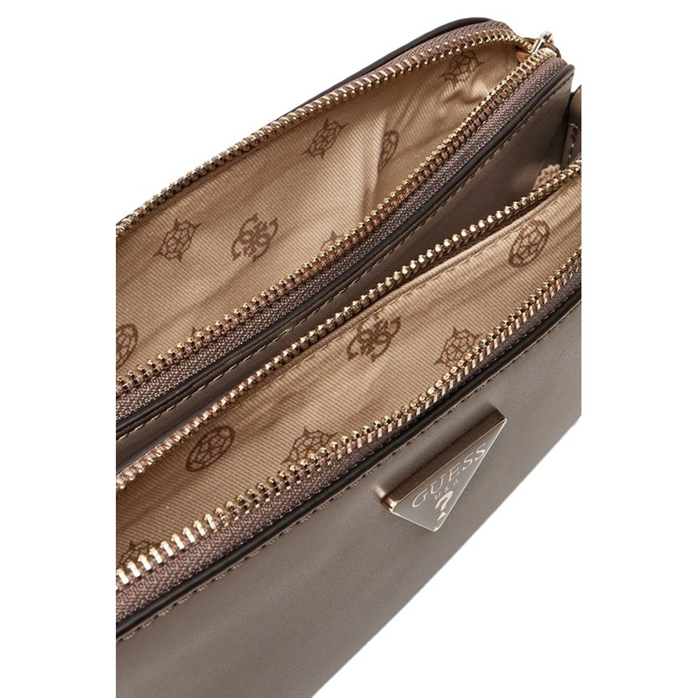 GUESS DARYNA STATUS CROSSBODY ΤΣΑΝΤΑ ΓΥΝΑΙΚΕΙΑ TAUPE