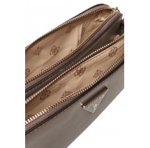 GUESS DARYNA STATUS CROSSBODY ΤΣΑΝΤΑ ΓΥΝΑΙΚΕΙΑ TAUPE