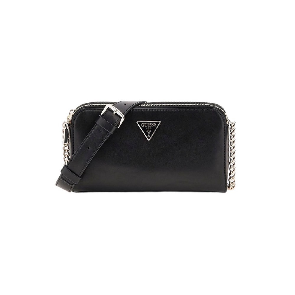 GUESS DARYNA STATUS CROSSBODY ΤΣΑΝΤΑ ΓΥΝΑΙΚΕΙΑ BLACK