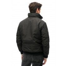 SUPERDRY D3 OVIN CITY HARRINGTON JACKET ΜΠΟΥΦΑΝ ΑΝΔΡΙΚΟ BLACK