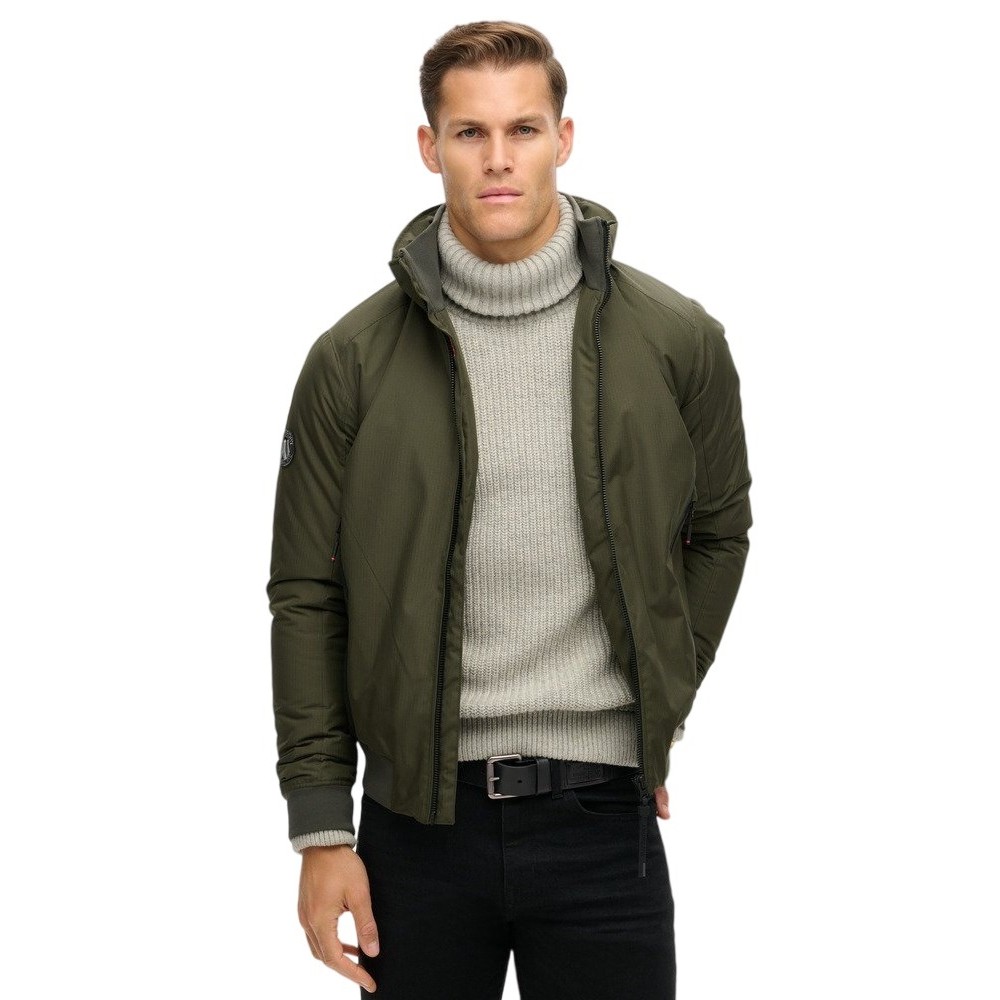 SUPERDRY D3 OVIN CITY HARRINGTON JACKET ΜΠΟΥΦΑΝ ΑΝΔΡΙΚΟ KHAKI