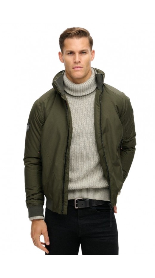 SUPERDRY D3 OVIN CITY HARRINGTON JACKET ΜΠΟΥΦΑΝ ΑΝΔΡΙΚΟ KHAKI