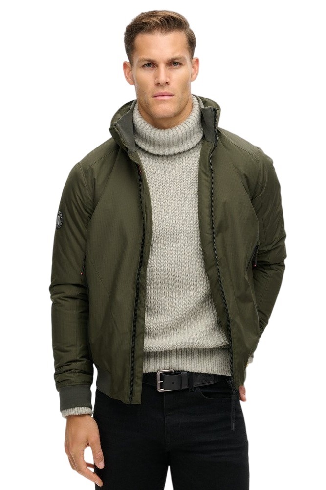 SUPERDRY D3 OVIN CITY HARRINGTON JACKET ΜΠΟΥΦΑΝ ΑΝΔΡΙΚΟ KHAKI