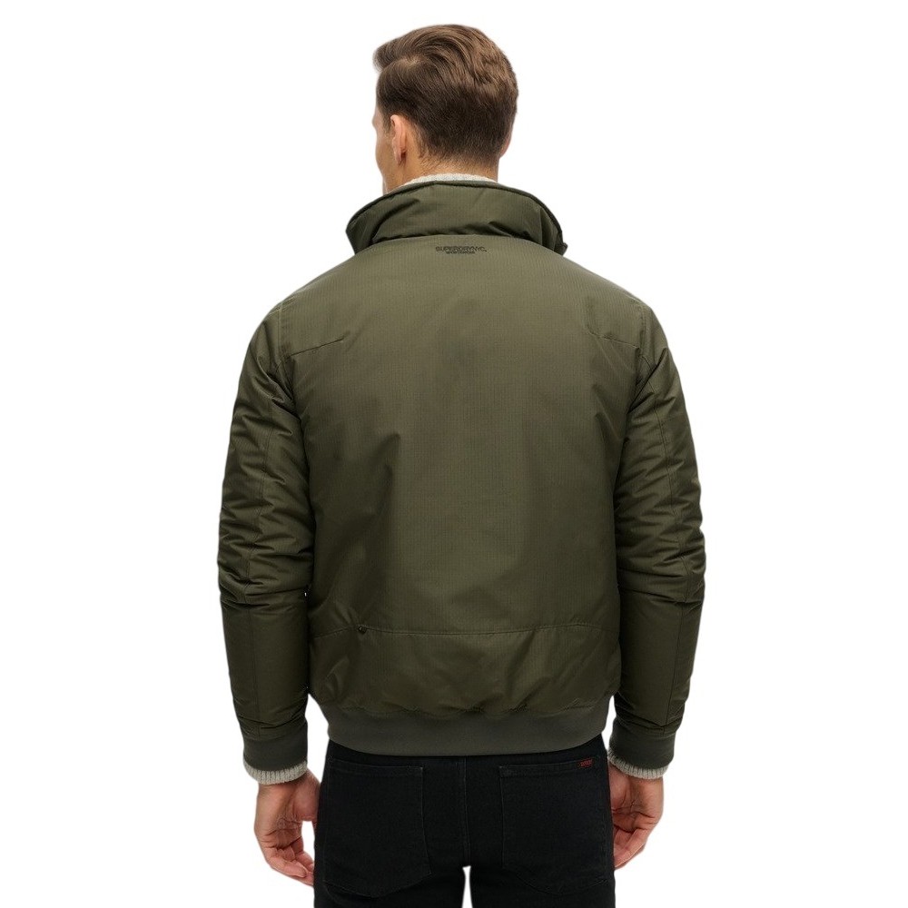 SUPERDRY D3 OVIN CITY HARRINGTON JACKET ΜΠΟΥΦΑΝ ΑΝΔΡΙΚΟ KHAKI