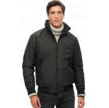 SUPERDRY D3 OVIN CITY HARRINGTON JACKET ΜΠΟΥΦΑΝ ΑΝΔΡΙΚΟ BLACK