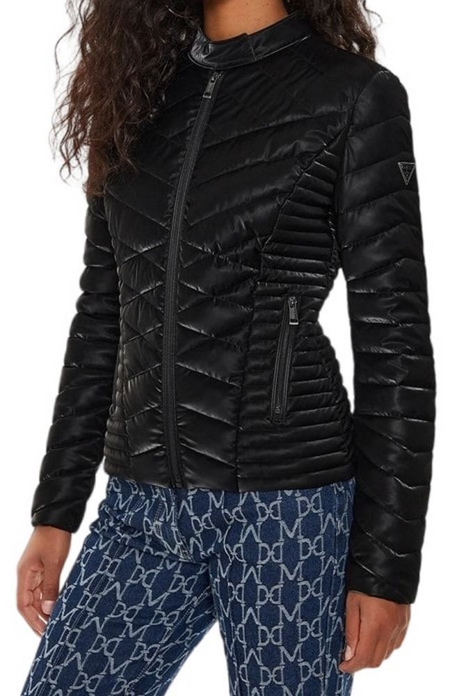 GUESS NEW VONA JACKET ΜΠΟΥΦΑΝ ΓΥΝΑΙΚΕΙΟ BLACK