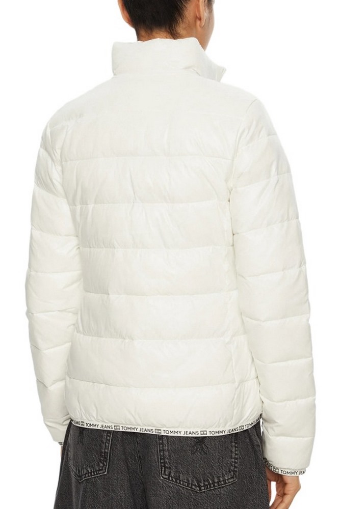 TOMMY JEANS ESSENTIAL TAPE JACKET EXT ΜΠΟΥΦΑΝ ΓΥΝΑΙΚΕΙΟ WHITE