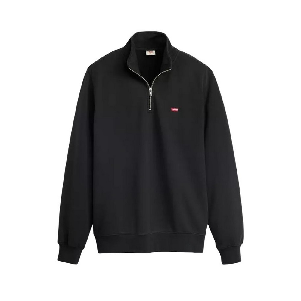 LEVIS ORIGINAL HM 1/4 ZIP A86060000 ΜΠΛΟΥΖΑ ΦΟΥΤΕΡ ΑΝΔΡΙΚΗ BLACK