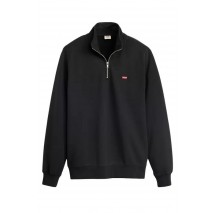 LEVIS ORIGINAL HM 1/4 ZIP A86060000 ΜΠΛΟΥΖΑ ΦΟΥΤΕΡ ΑΝΔΡΙΚΗ BLACK