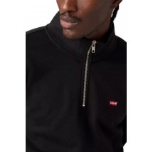 LEVIS ORIGINAL HM 1/4 ZIP A86060000 ΜΠΛΟΥΖΑ ΦΟΥΤΕΡ ΑΝΔΡΙΚΗ BLACK