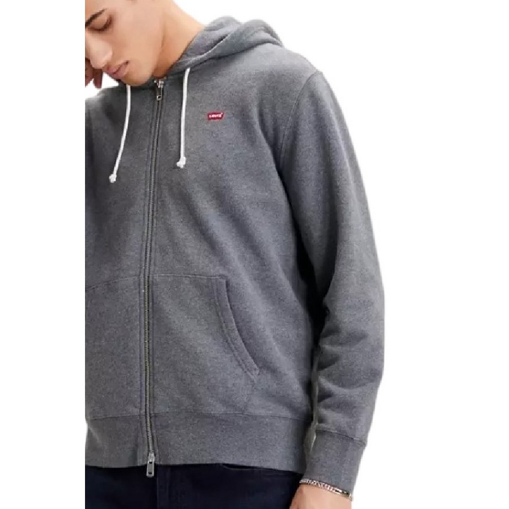 LEVIS THE ORIGINAL HM ZIP UP 345840000 ΖΑΚΕΤΑ ΦΟΥΤΕΡ ΑΝΔΡΙΚΗ GREY