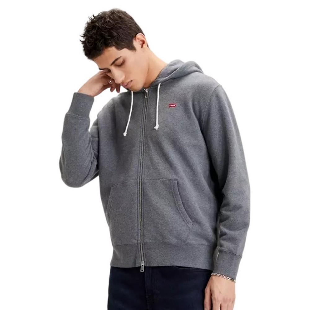 LEVIS THE ORIGINAL HM ZIP UP 345840000 ΖΑΚΕΤΑ ΦΟΥΤΕΡ ΑΝΔΡΙΚΗ GREY