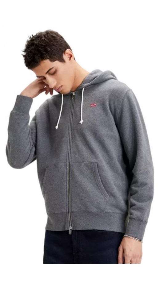 LEVIS THE ORIGINAL HM ZIP UP 345840000 ΖΑΚΕΤΑ ΦΟΥΤΕΡ ΑΝΔΡΙΚΗ GREY