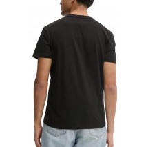 TOMMY JEANS REG RWB SIGNATURE TEE T-SHIRT ΜΠΛΟΥΖΑ ΑΝΔΡΙΚΗ BLACK