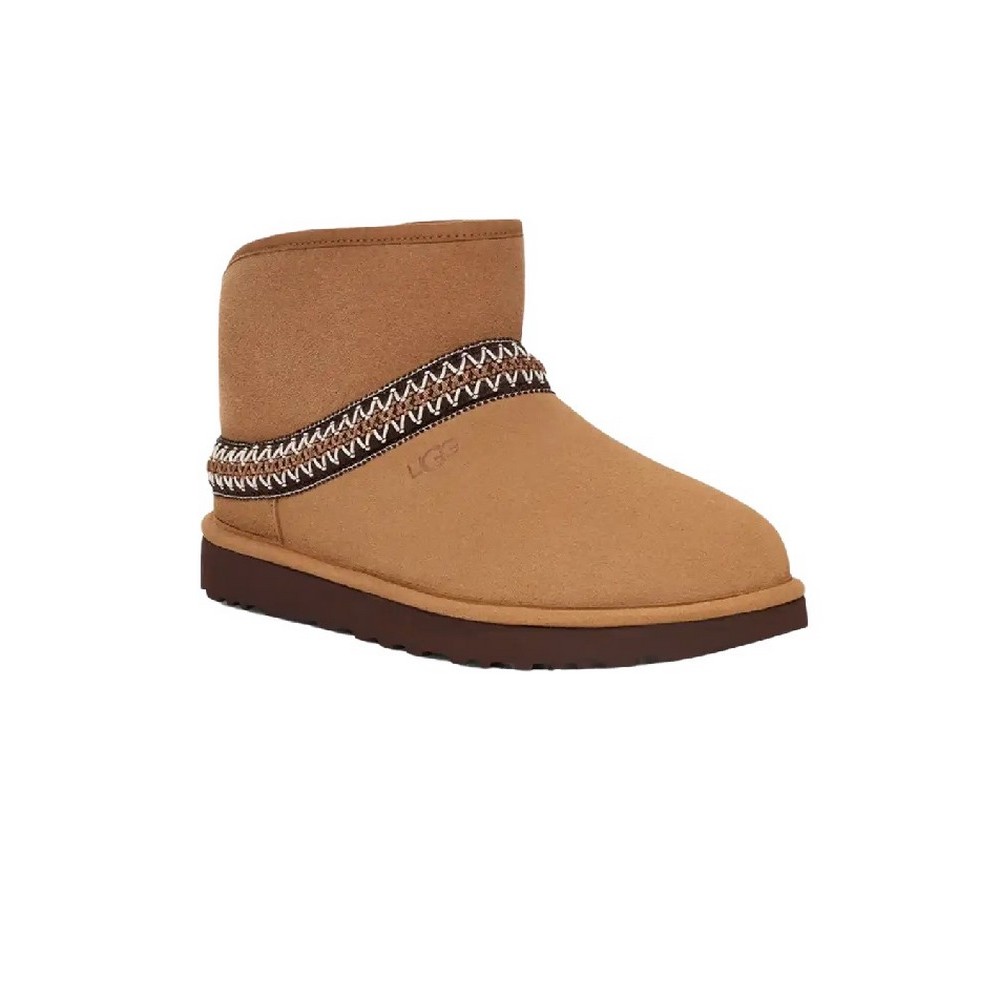 UGG CLASSIC MINI CRESCENT ΧΑΜΗΛΗ ΜΠΟΤΑ CHE