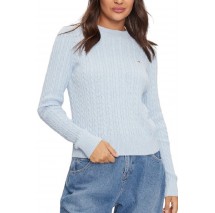 TOMMY JEANS CABLE ESSENTIAL SWEATER ΜΠΛΟΥΖΑ ΠΛΕΚΤΗ ΓΥΝΑΙΚΕΙΑ CIEL