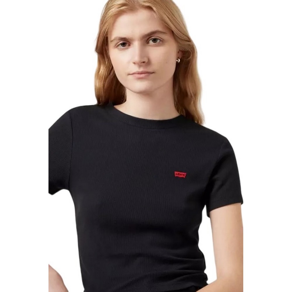 LEVI'S ESSENTIAL SPORTY TEE A74190014 T-SHIRT ΜΠΛΟΥΖΑ ΓΥΝΑΙΚΕΙΑ BLACK