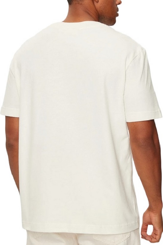 CALVIN KLEIN JEANS CHENILLE MONOLOGO TEE T-SHIRT ΜΠΛΟΥΖΑ ΑΝΔΡΙΚΗ IVORY