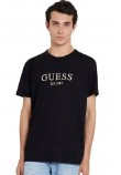 GUESS CN GUESS MULTICOLOR TEE T-SHIRT ΜΠΛΟΥΖΑ ΑΝΔΡΙΚΗ BLACK