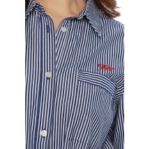 TOMMY JEANS PINSTRIPE POPLIN SHIRT DRESS ΦΟΡΕΜΑ ΓΥΝΑΙΚΕΙΟ NAVY