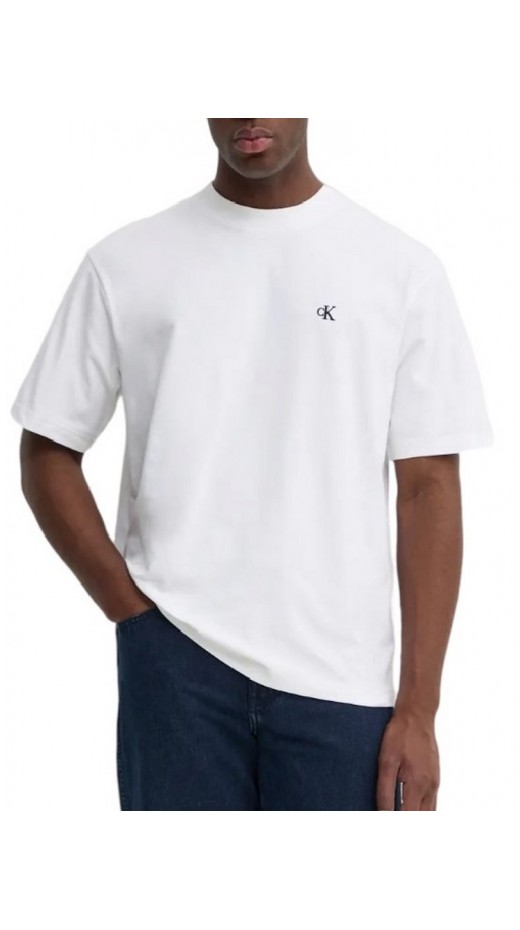 CALVIN KLEIN JEANS HEAVY RELAXED TEE T-SHIRT ΜΠΛΟΥΖΑ ΑΝΔΡΙΚΗ BRIGHT WHITE