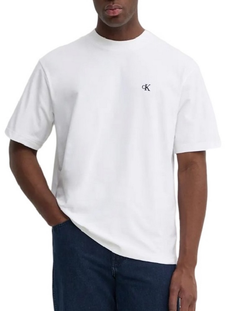 CALVIN KLEIN JEANS HEAVY RELAXED TEE T-SHIRT ΜΠΛΟΥΖΑ ΑΝΔΡΙΚΗ BRIGHT WHITE