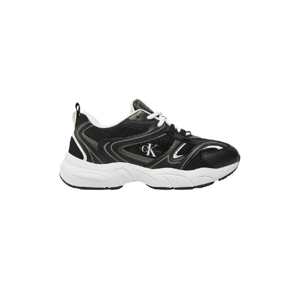 CALVIN KLEIN JEANS RETRO TENNIS MESH ML ΠΑΠΟΥΤΣΙ ΓΥΝΑΙΚΕΙΟ BLACK