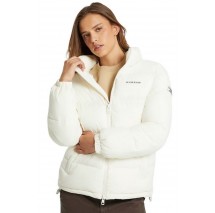 GUESS JEANS PUFFER JACKET W4BL21WGII2 ΜΠΟΥΦΑΝ ΓΥΝΑΙΚΕΙΟ OFF WHITE