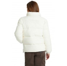 GUESS JEANS PUFFER JACKET W4BL21WGII2 ΜΠΟΥΦΑΝ ΓΥΝΑΙΚΕΙΟ OFF WHITE