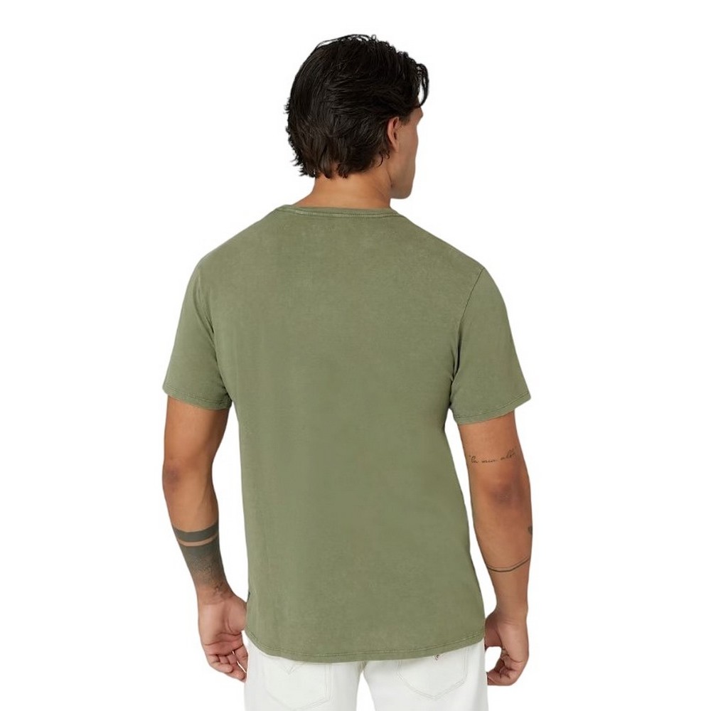 GUESS APPLIQU T-SHIRT M4BI60K9RM1 ΜΠΛΟΥΖΑ ΑΝΔΡΙΚΗ KHAKI