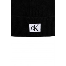 CALVIN KLEIN JEANS SEASONAL PATCH BEANIE ΣΚΟΥΦΟΣ ΑΝΔΡΙΚΟΣ BLACK