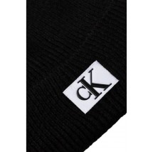 CALVIN KLEIN JEANS SEASONAL PATCH BEANIE ΣΚΟΥΦΟΣ ΑΝΔΡΙΚΟΣ BLACK