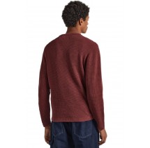 PEPE JEANS E1 DROP 2B DEAN CREW NECK ΜΠΛΟΥΖΑ ΑΝΔΡΙΚΗ BORDEAUX