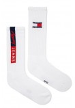 TOMMY JEANS UNI SOCK 2P VERTICAL LOGO ΚΑΛΤΣΕΣ ΑΝΔΡΙΚΕΣ WHITE