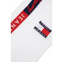 TOMMY JEANS UNI SOCK 2P VERTICAL LOGO ΚΑΛΤΣΕΣ ΑΝΔΡΙΚΕΣ WHITE